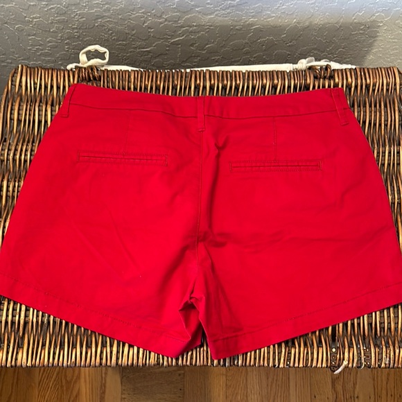 Red Women's Shorts - Picture 3 of 4